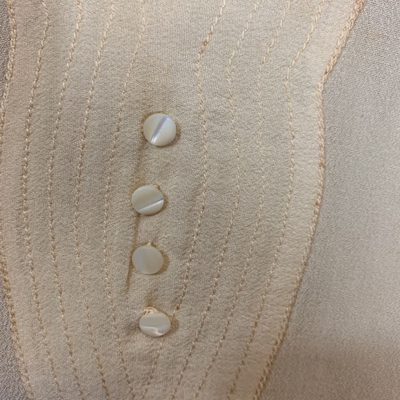 🍱Gorgeous Hand Made Shift Dress w/ Pearl Buttons - Picture 12 of 16